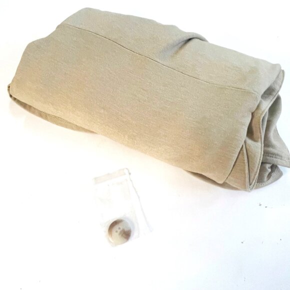 LOGO Lounge By Lorie Goldstein Tan Cardigan Women’s Sz XL Single Button Closure - Picture 6 of 6